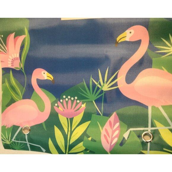 Lets Flamingle Door Banner Tropical Themed Party Decoration Dorm 59 x 11 - Picture 6 of 10